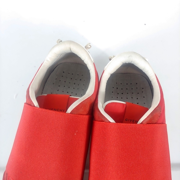 Givenchy Active Elastic Band Running Sneakers Sz 9 Red $735 - Picture 4 of 6